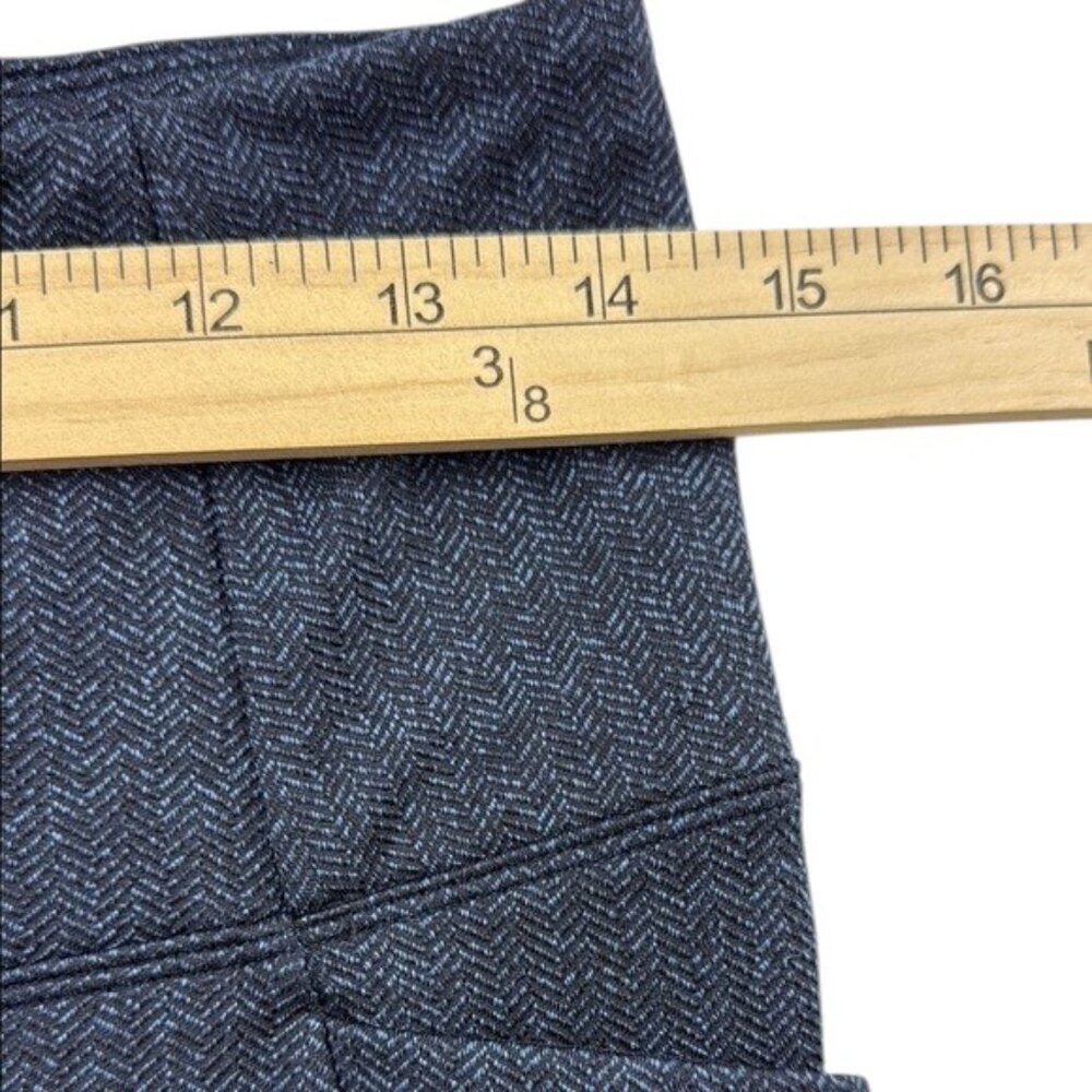 Athleta Leggings Black & Blue Herringbone Crop Women’s Size S Like New - Picture 6 of 10